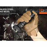 Acebeam L35 V2.0 LED Flashlight - 5000 Lumens - CREE XHP70.3 Hi - Includes 1 x USB-C Rechargeable 21700 - Anodized Black, Green, Blue or Micro-Arc Oxidation (MAO) Gray Marbling