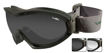 Wiley X Nerve Goggles with High Velocity Protection in Various Color Schemes (R-8051 R-8051T R-8051G R-8051RX)