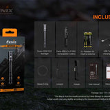 Fenix LD22-V2 Multi-Purpose LED Flashlight - Luminus SST20 WXS - 800 Lumens - 1 x Battery Pack or 2 x AA (Both Included)