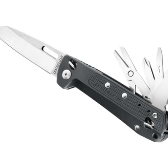 Leatherman Free K4 Multi-Function Pocket Knife - Gray - Box or Peg