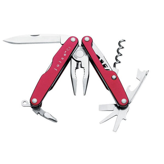 Leatherman Juice C2 with Red Aluminum Handles (Inferno) in Box Packaging