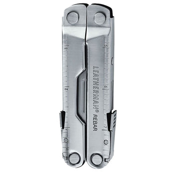 Leatherman Rebar Multi-Tool - Stainless Steel - Multiple Color, Sheath, and Packaging Options