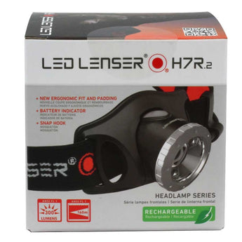 Ledlenser 88002 H7R.2 Rechargeable LED Headlamp - 300 Lumens - 1 x Li-Ion Battery Pack or 4 x AAA Primary - Various Packaging