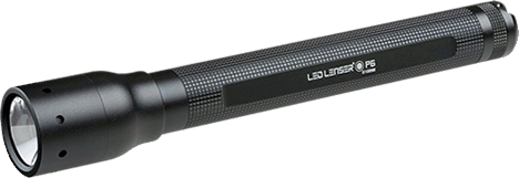 Ledlenser P6.2 Flashlight - 200 Lumens - Runs on 2x AA Batteries - Retail Card (9606)