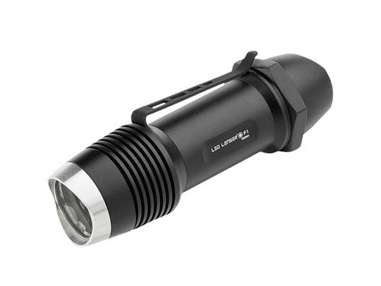 Ledlenser 880122 F1 Tactical Flashlight - 400 Lumens - Uses 1 x CR123A Lithium (3V) -Boxed