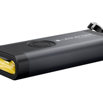 Ledlenser K4R Rechargeable LED Keychain Flashlight - 60 Lumens - Includes Built-In Li-Poly Battery Pack - Gift Box (502066) or Blister Packaging (502132)