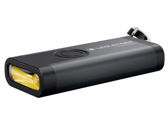 Ledlenser K4R Rechargeable LED Keychain Flashlight - 60 Lumens - Includes Built-In Li-Poly Battery Pack - Gift Box (502066) or Blister Packaging (502132)
