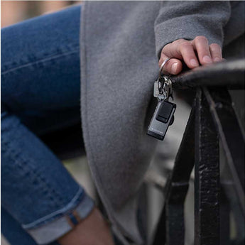 Ledlenser 502574 K4R Rechargeable LED Keylight - 120 Lumens - Uses Built-in Li-Poly Battery Pack - Gray or Rose Gold