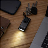 Ledlenser 502577 K6R Rechargeable LED Keylight - 400 Lumens - Uses Built-in Li-Poly Battery Pack - Gray or Rose Gold