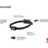 Ledlenser 502718 NEO3 LED Headlamp - 400 Lumens - Uses 3 x AAA - Black and Blue, Black and Gray, White and Green - Box