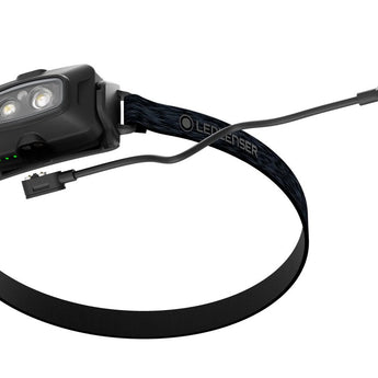 Ledlenser 502790 HF4R Core Rechargeable LED Headlamp - 500 Lumens - Uses 3.7V 3.7Wh Li-ion Battery Pack - Black, Blue, Red