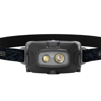 Ledlenser 502790 HF4R Core Rechargeable LED Headlamp - 500 Lumens - Uses 3.7V 3.7Wh Li-ion Battery Pack - Black, Blue, Red