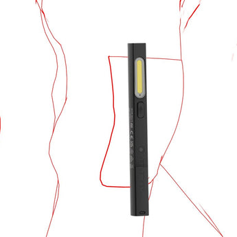 Ledlenser 502809 W2R Work Rechargeable LED Flashlight - 160 Lumens - Includes Li-ion Battery Pack