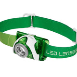 Ledlenser 880288 SEO3.2 LED Headlamp - 100 Lumens - Includes 3 x AAA Alkaline - Green (880287)