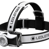 Ledlenser MH7 Rechargeable LED Headlamp - 600 Lumens - Includes Built-In Li-Ion Battery Pack - Black (880540), White (880442), Yellow (880539), Orange (880541), Blue (880542)