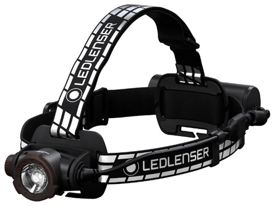 Ledlenser 880508 H7R Signature Rechargeable LED Headlamp - 1200 Lumens - Includes Built-In Li-Ion Battery Pack