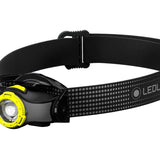 Ledlenser MH5 Rechargeable LED Headlamp - 400 Lumens - Includes 1 x 14500 - Yellow (880535), Black (880536), Orange (880537), Blue (880538), and White (880544)