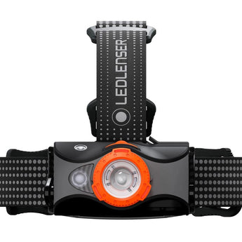 Ledlenser MH7 Rechargeable LED Headlamp - 600 Lumens - Includes Built-In Li-Ion Battery Pack - Black (880540), White (880442), Yellow (880539), Orange (880541), Blue (880542)