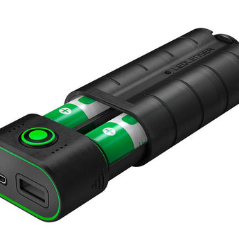 Ledlenser 880554 Flex7 Powerbank - Includes 2 x 18650