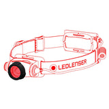 Ledlenser color filter on illustrated headlamp