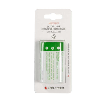 Ledlenser 880604 2x 3.7V 4800mAh 21700 Li-ion Rechargeable Battery