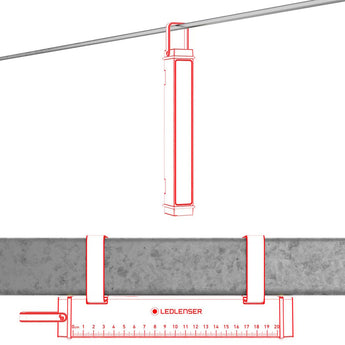 Ledlenser AF2R Work USB-C Rechargeable LED Area Light - 1000 Lumens - Includes 3.7V 17.76Wh Li-ion Battery Pack