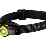 Ledlenser MH3 LED Headlamp - 200 Lumens - Includes 1 x AA - Available in White, Yellow, Black, Orange, or Blue