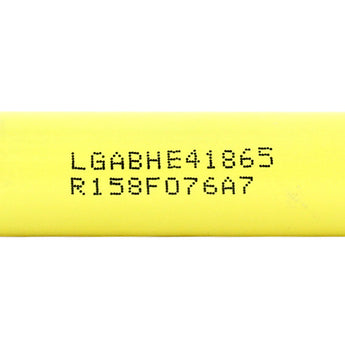 LG HE4 INR 18650 2500mAh 3.7V Unprotected 20A Lithium Manganese (LiMn2O4) Flat Top Battery