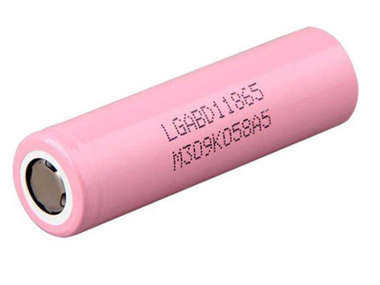 LG Rechargeable 18650 3.75 Volt Lithium Ion Battery - 3000 mAh