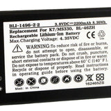 Empire BLI-1496-2-2 2200mAh 3.8V Replacment Lithium Ion (Li-Ion) Battery for Various LG Smartphones