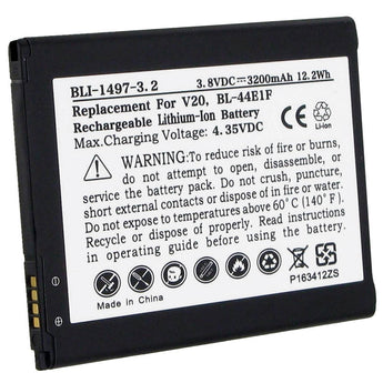 Empire BLI-1497-3-2 3200mAh 3.8V Replacment Lithium Ion (Li-Ion) Battery for the LG V20 / Stylus 3 Smartphones
