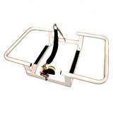 Revere Aluminum Cradle for Offshore Commander 4-6 Person Liferaft Container Pack - White Powder Coated Aluminum Finish with Hydrostatic Release (45-OO4CRAD)