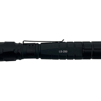 TerraLUX/LightStar LS-250 LED Flashlight - 250 Lumens - Includes 2 x AA - Matte-Black
