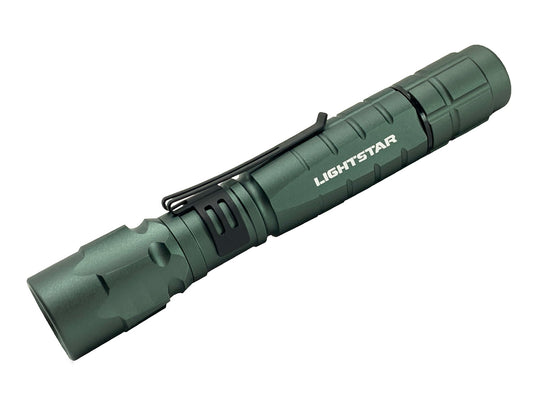 TerraLUX/LightStar LS-285 LED Flashlight - 285 Lumens - Includes 2 x AA - Dark Green