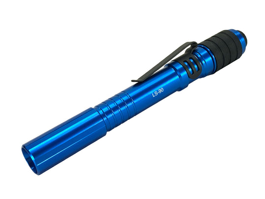 TerraLUX/LightStar LS-90 LED Penlight - High CRI - 90 Lumens - Includes 2 x AAA Batteries - Royal Blue