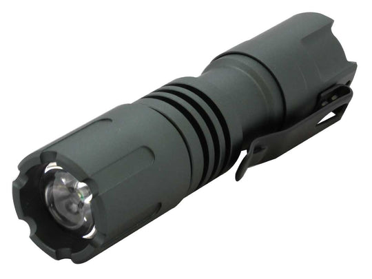 LightStar 100 Unbranded LED Flashlight - 100 Lumens - Includes 1 x AA Battery - Dark Green
