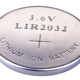 Powerizer LiR CR2032 40mAh 3.6V Protected 0.012A Lithium Ion (Li-Ion) Coin Cell Battery - Bulk