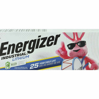 Energizer Industrial Lithium LN91 AA 3000mAh 1.5V High Energy 5A Lithium (LiFeS2) Button Top Batteries - Case of 144