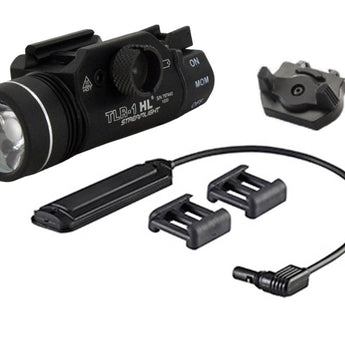 Streamlight TLR-1 HL Weapon Light - with optional Long Gun Kit or Earless Version - Black, Flat Dark Earth, or Flat Dark Earth Brown