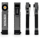 STKR LP EDC 8.0 USB-C Rechargeable Low Profile Flashlight - 800 Lumens - Uses Built-in Li-ion Battery Pack