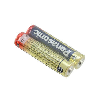 Panasonic Industrial LR03XWA AAA 1.5V Alkaline Button Top Batteries - 2 Pack Shrink Wrap