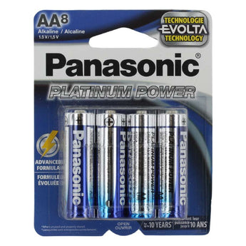 Panasonic Platinum Power AA Alkaline Batteries - Package Shot