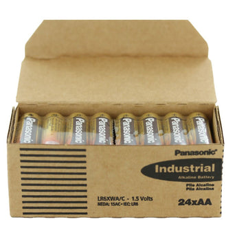 Panasonic Industrial Alkaline 1.5V AA Battery - 24PK