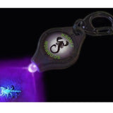 Photon UV Scorpion Finder Ultraviolet Keychain Light - Purple 405nm UV Beam - Includes 2 x CR2016 - Black (DACUFMP)
