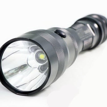 LumaPower Mentor SX SideKick IV LED Flashlight with CREE XM-L U2 Cool White LED - Uses 1 x C or 3 x C or 3 x AAA