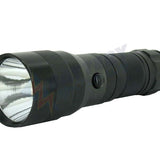 LumaPower Mentor SX SideKick IV LED Flashlight with CREE XM-L U2 Cool White LED - Uses 1 x C or 3 x C or 3 x AAA