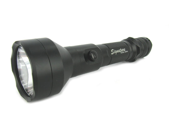 LumaPower Signature Tactical VX LED Flashlight, Luminus SST-50 LED, 500 Lumens 2XCR123A , 1X18650