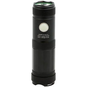 LumaPower Strive ECO Multi-Powered Flashlight - CREE XM-L U2 LED - 800 Lumens - Uses 1 x 26650 or 3 x AA