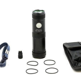 LumaPower Strive ECO Multi-Powered Flashlight - CREE XM-L U2 LED - 800 Lumens - Uses 1 x 26650 or 3 x AA