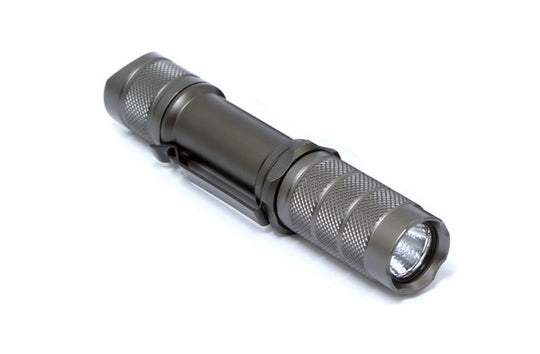 LumaPower Trust Model-2 LED Flashlight with CREE XP-G R5 450 Lumens - 2 x CR123A or 1 x 18650